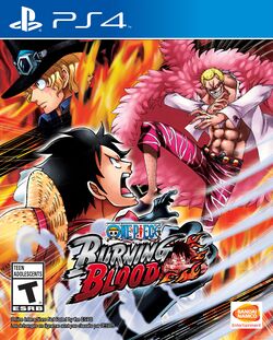 Box artwork for One Piece: Burning Blood.