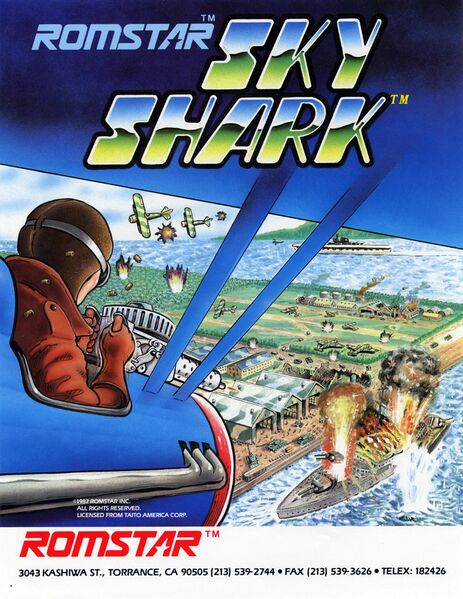 File:Sky Shark arcade flyer.jpg