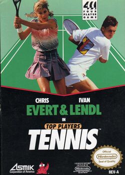 Box artwork for Top Players' Tennis.
