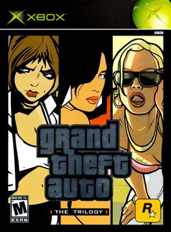 Box artwork for Grand Theft Auto: The Trilogy.
