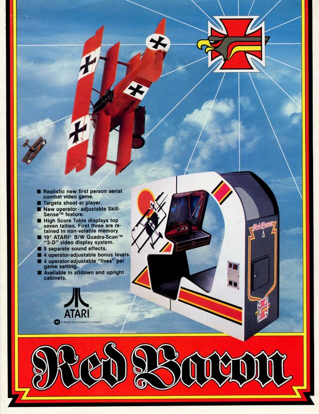 red baron arcade game for sale