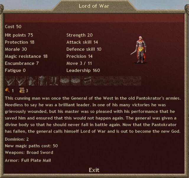 Dominions 3: The Awakening/Physical Form/Lord of War — StrategyWiki ...