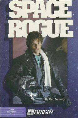 Box artwork for Space Rogue.