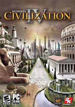 Box artwork for Civilization IV.
