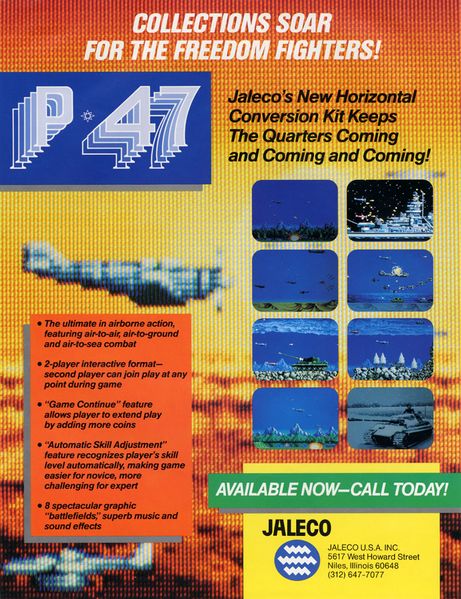 File:P-47 Arcade flyer US.jpg