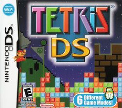 Box artwork for Tetris DS.