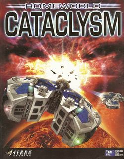 Box artwork for Homeworld: Cataclysm.