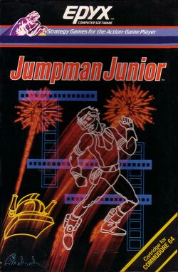 Box artwork for Jumpman Junior.