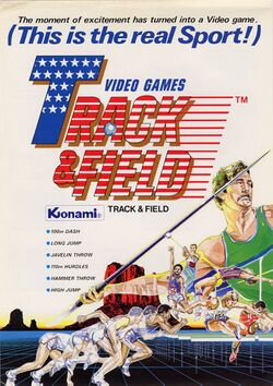 Box artwork for Track & Field.