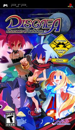 Box artwork for Disgaea: Afternoon of Darkness.