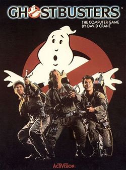 Box artwork for Ghostbusters.