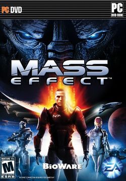 Box artwork for Mass Effect.