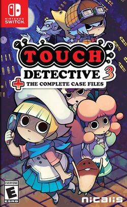 Box artwork for Touch Detective 3 + The Complete Case Files.