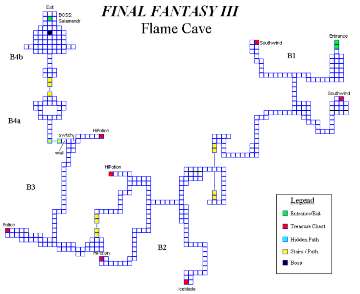 File:Final Fantasy III Flame Cave.gif