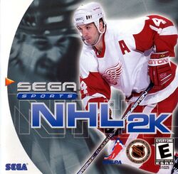 Box artwork for NHL 2K.