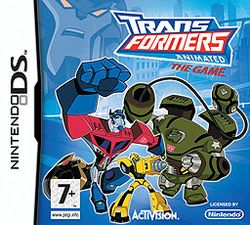 Box artwork for Transformers Animated: The Game.