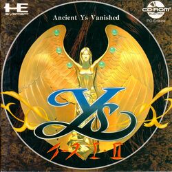 Box artwork for Ys I & II.