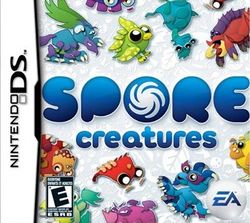 Box artwork for Spore Creatures.