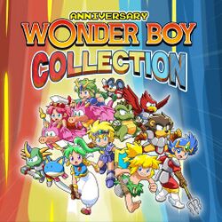 Box artwork for Wonder Boy Anniversary Collection.