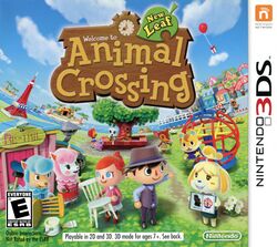 Box artwork for Animal Crossing: New Leaf.
