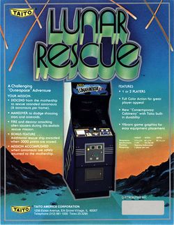 Box artwork for Lunar Rescue.