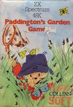 Box artwork for Paddington's Gardening Game.