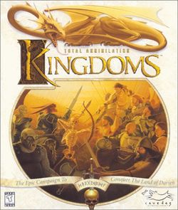 Box artwork for Total Annihilation: Kingdoms.