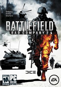 Box artwork for Battlefield: Bad Company 2.