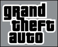 The logo for Grand Theft Auto.