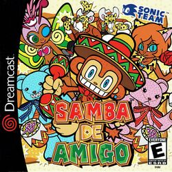 Box artwork for Samba de Amigo.