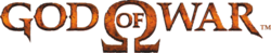 The logo for God of War.