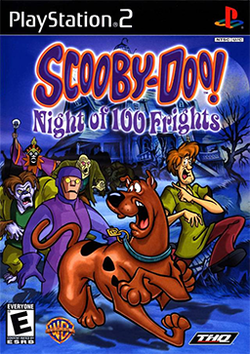 Box artwork for Scooby-Doo! Night of 100 Frights.
