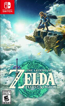Box artwork for The Legend of Zelda: Tears of the Kingdom.