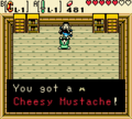 Zelda Ages Trading Cheesy Mustache.png
