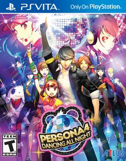 Box artwork for Persona 4: Dancing All Night.