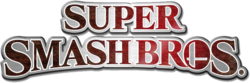 The logo for Super Smash Bros..