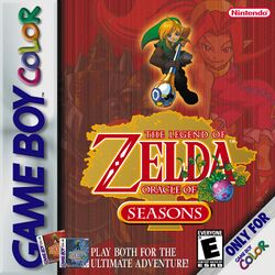 Box artwork for The Legend of Zelda: Oracle of Seasons.