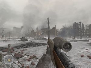 Sniping in Stalingrad.