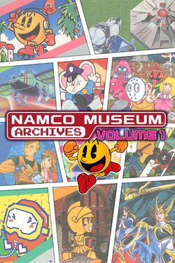 Box artwork for Namco Museum Archives Vol. 1.