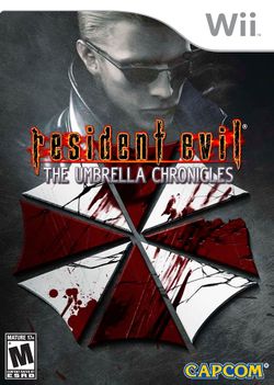 Box artwork for Resident Evil: The Umbrella Chronicles.