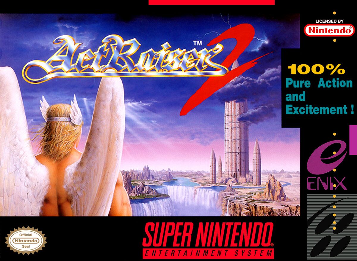 ActRaiser（アクトレイザー）【中古美品・完品・SNES北米版