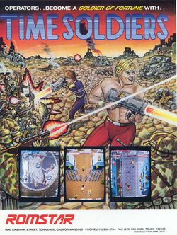 Box artwork for Time Soldiers.