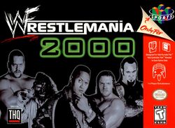 Box artwork for WWF WrestleMania 2000.