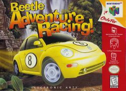 Box artwork for Beetle Adventure Racing!.