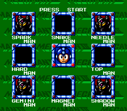 Mega Man 3 Boss Weakness Chart