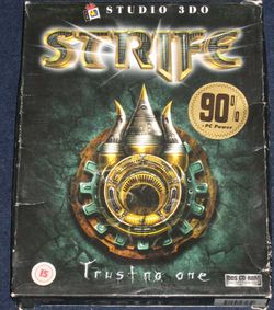 Box artwork for Strife.