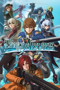 Box artwork for The Legend of Heroes: Trails to Azure.