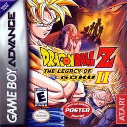 Box artwork for Dragon Ball Z: The Legacy of Goku II.