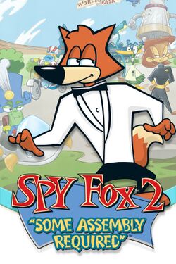 Box artwork for Spy Fox 2: "Some Assembly Required".