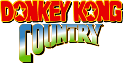 The logo for Donkey Kong Country.